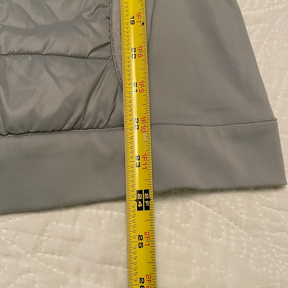 Like New Southern Tide JOSETTE Full Zip Jacket Light Gray Pockets Medium - Picture 8 of 14